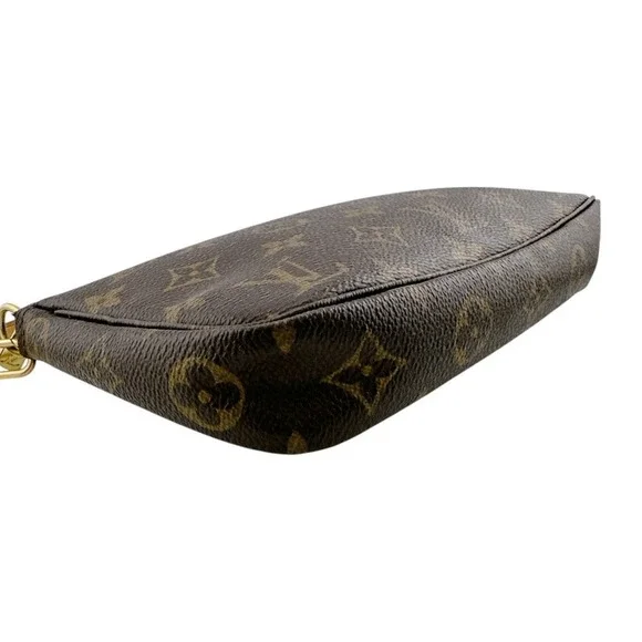LOUIS VUITTON Brown Monogram Pouch